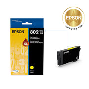 Epson DURABrite Ultra Ink Cartridge, High Capacity Yellow, 1900 Page Yield, T802XL420-S