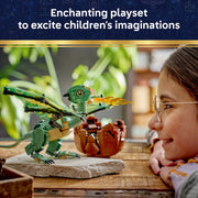 LEGO Harry Potter Norbert Hagrid's Baby Dragon Building Toy Set, 482 Pieces, Posable Figure with Foil Wings and Hatching Egg Display, Ages 9+, 76477