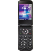 TCL T435D FLIP 3 1.77'' 4G LTE 1GB RAM Memory 3.1 GHz Processor Speed Total By Verizon Cell Phone, Gray