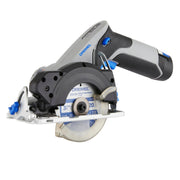 Dremel Blueprint 12V Compact Circular Saw, Brushless Motor, Integrated Laser Guide, 3-3/8 in Blade, Adjustable Depth and 45 Bevel, Lithium-Ion Battery