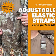 TrueTimber Waterproof/Breathable TrueSuede BanffFlats Bibs for Men - TrueTimber Strata - 2XL