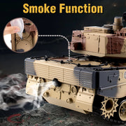 Supdex ZY021-823 RC Tank 1:18 Supdex German Leopard II Remote Control Tank Model Military Army Toys, Yellow
