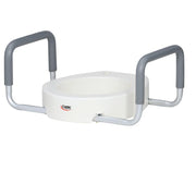 Carex Health Brands Toilet Seat Elevator with Handles for Standard Round Toilets