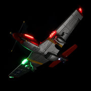 Areyourshop WLtoys XK A280 RC P51 Fighter Airplane, 4CH, Brushless 1806 Motor, 3D/6G Fixed Wing, Silver