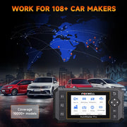 Foxwell NT650 PRO Automotive Diagnostic Tool, Bi-directional Scan, 25+ Maintenance Services, OBDII Code Reader