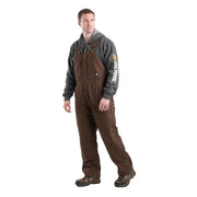 Berne B213bbt480 Heartland Insulated Washed Duck Bib Overalls - Bark - XL Tall