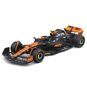 Bburago Formula 1 McLaren Die-Cast Model Car Set, 7 Vehicles, 1/43 Scale, Display Stand Included, Multi-Color, 38169