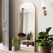 Antok Full Length Mirror Standing Floor Mirror Stand Up Mirror, Gold Frame