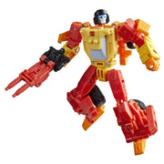 Transformers Age of the Primes Deluxe Class Targetmaster Sureshot Action Figure with Mini Spoilsport Blaster, 5.5-Inch, Multi-Color