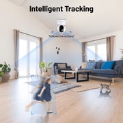 Galayou 2K Indoor Security Camera, Wireless WiFi, 360 Motion Detection with Person Filtering, Two-Way Audio, Night Vision, Micro SD Storage, Google Home Compatible