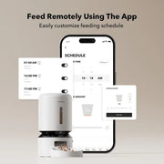 PETLIBRO PL-AF203-04W/PL-AF203-01W Granary WiFi Stainless Steel 5L Automatic Dog & Cat Feeder with Camera Monitoring