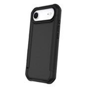 Onn Rugged MagSafe Compatible Phone Case with Superior Drop Protection, Antimicrobial Material, Smartport Dust Protection, Enhanced Side Grips, Black, RM17BB36018372