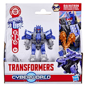 Hasbro Transformers Cyberworld Galvatron Armored Cyber Changers 2-in-1 Action Figure with Flame Blaster, Multi-Color, 4-Inch