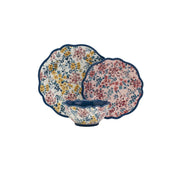The Pioneer Woman TTU-B4804 Pretty Posies 12 Piece Dinnerware Set, Multicolor