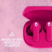 Skullcandy S2TAW-S968 Smokin' Buds XT True Wireless in-Ear Earbuds, Pink