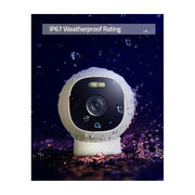 eufy T8441Z21-4 SoloCam with Spotlight 2K Wired Outdoor Surveillance Camera, AI Detection, Built in Spotlight
