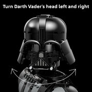 LEGO Star Wars Darth Vader Bust Building Kit, Collectible 349-Piece Set with Rotatable Head and Minifigure, Multicolor, 75439