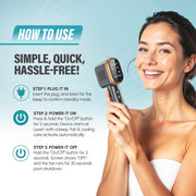 Herbishh IPL Black Hair Removal Device, 400,000 Flashes, 5 Intensity Levels, Dual Modes, Face & Body - Adjustable
