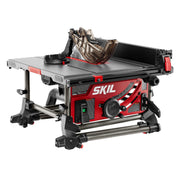 Skil Table Saw, 15 Amp, 10 Inch Blade, Rack and Pinion Fence Rails, Folding Stand, 4x4 Cutting Capacity, TS6307-00