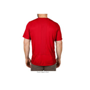 Milwaukee 414R-M WORKSKIN Lightweight Performance Shirt, Red, M - Short Sleeve