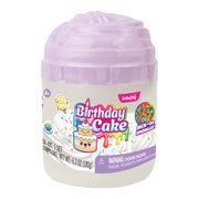Orb Factory Birthday Cake Slime, Silky Stretchy Sensory Fidget Toy with Festive Sprinkles, Ages 5 and Up