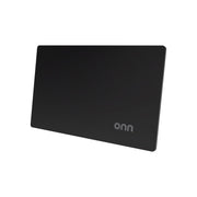 Onn Item Locator Card Bluetooth Tracker, Black, IP68 Waterproof, Compatible with iOS and Android