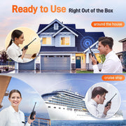 Finew Rechargeable Walkie Talkies Long Range, 2-Way Radios 6 Pack