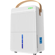 ITdodo Dehumidifier for Basements and Large Rooms, 80 Pints Moisture Removal, Up to 4500 Sq.Ft Coverage, White, Adjustable Humidistat, Automatic Defrost Control, Dual Timer