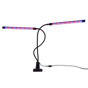 Great Value AFG2-5PS 2-Head Flexible LED Clamp Grow Light, 10W Selectable Spectrum