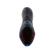Kamik Rocket Kids Waterproof Insulated Snow Boots with Reflective Safety, Navy, Medium Width, NK4125S
