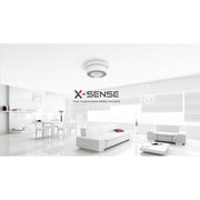 X-Sense SC07 Smoke & Carbon Monoxide Alarm Combo, 10-Year Sealed Lithium Battery, Photoelectric Sensor, White