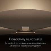 Bowers & Wilkins Zeppelin Pro Edition Wireless Speaker, 240W, 5 Drivers Including Subwoofer, Titanium Dome Tweeters, Space Grey