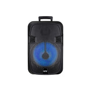 QFX PBX-1206SM PBX-1206SM 12-In. 21-Watt True Wireless Stereo Bluetooth Rechargeable Speaker with Wi