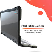 REUZBL  Rugged Hard Shell Case For Lenovo 100e