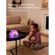 Momcozy WN010-GR10BA Baby Sound Machine with 34 Soothing Sounds, Customizable Night Lights, App Control, Sunrise Alarm, Sleep Trainer for Newborns and Toddlers WN010-GR10BA