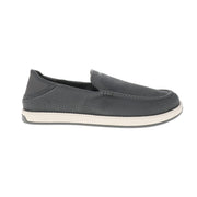 OluKai Kakaha Mesh Men's Slip-On Shoes, Breathable Lightweight Mesh Upper, Removable Washable Footbed, Wet Grip Rubber Outsole, Rock/Rock, 10