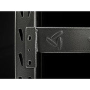 Gladiator GARS774XEG Heavy Duty Rack with Four 24 Inches Deep Shelves, Hammered Granite