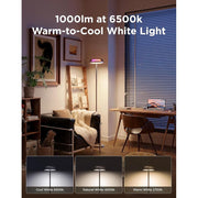 Govee Uplighter Floor Lamp, Triple Lighting Zones with Dynamic Visual Effects, Alexa Compatible, Aluminum Build