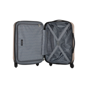 Travelers Club 20 Expandable Rolling Hard Side Carry-on Luggage, Mocha Brown