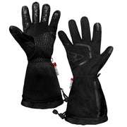 ActionHeat Featherweight AA Battery Heated Gloves for Men, Black, Small-Medium, Lightweight Cold Weather Gloves with Silicone Grip and Waterproof Battery Pocket