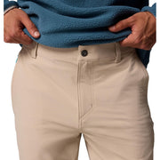 Columbia Roc Tech Chino Pant Men's Casual Pants, Omni-Shield Water Repellent, Stretch Waistband, Ancient Fossil, 36W x 34L, Straight Leg, Mid Rise, 214215
