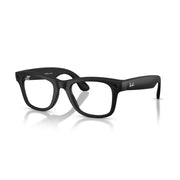 Ray-Ban Meta Gen 2 Wayfarer Smart AI Glasses, Matte Black Frame, Clear Lenses, 12 MP Wide Camera, 3K Ultra HD Video, Open-Ear Audio, Hands-Free Calls, Real-Time Translation, 0RW4012