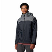 Columbia Men's Glennaker Lake II Waterproof Rain Jacket, Black/City Grey, XX-Large, 2089791012-2X