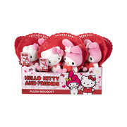 Hello Kitty and Friends Plush Valentine Bouquet, 13 Inch, Multicolor, Ultra-Soft Polyester