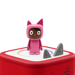 Tonies Creative Audio Toy Figurine, Pink/Dark, Record and Upload 90 Minutes of Custom Stories and Songs, Ages 3 and Up, 10001066