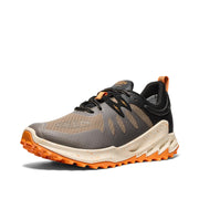 KEEN 1030740 Zionic Waterproof Hiking Shoes for Men, Brindle/Bright Marigold, 8M