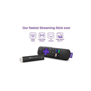 Roku 3820RW Streaming Stick 4K Device 4K HDR Dolby Vision with Voice Remote and TV Controls (Remote May Vary)