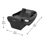 Evenflo Revolve 180 LiteMax NXT Infant Car Seat Base, LockStrong Belt Tensioning System, Lightweight, Portable, CS900610000C