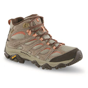 Merrell Women's Moab 3 Mid Waterproof Hiking Boots, Pig Suede Leather, Breathable Mesh, Vibram TC5+ Outsole, Size 7, J035848Z