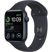 Apple Watch SE 2 44mm Midnight Aluminum - Midnight Sport Band 3K600LL/A
